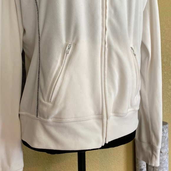 Tommy Hilfiger Velvet Thin Light Zip Up Sweater - Picture 4 of 10